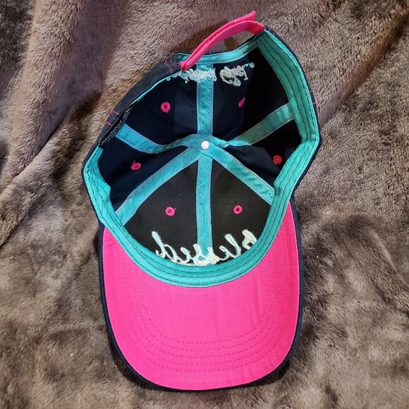 Cherished Girl "Blessed" Womens Baseball Cap Blue/Pink 100% Cotton - Picture 8 of 9